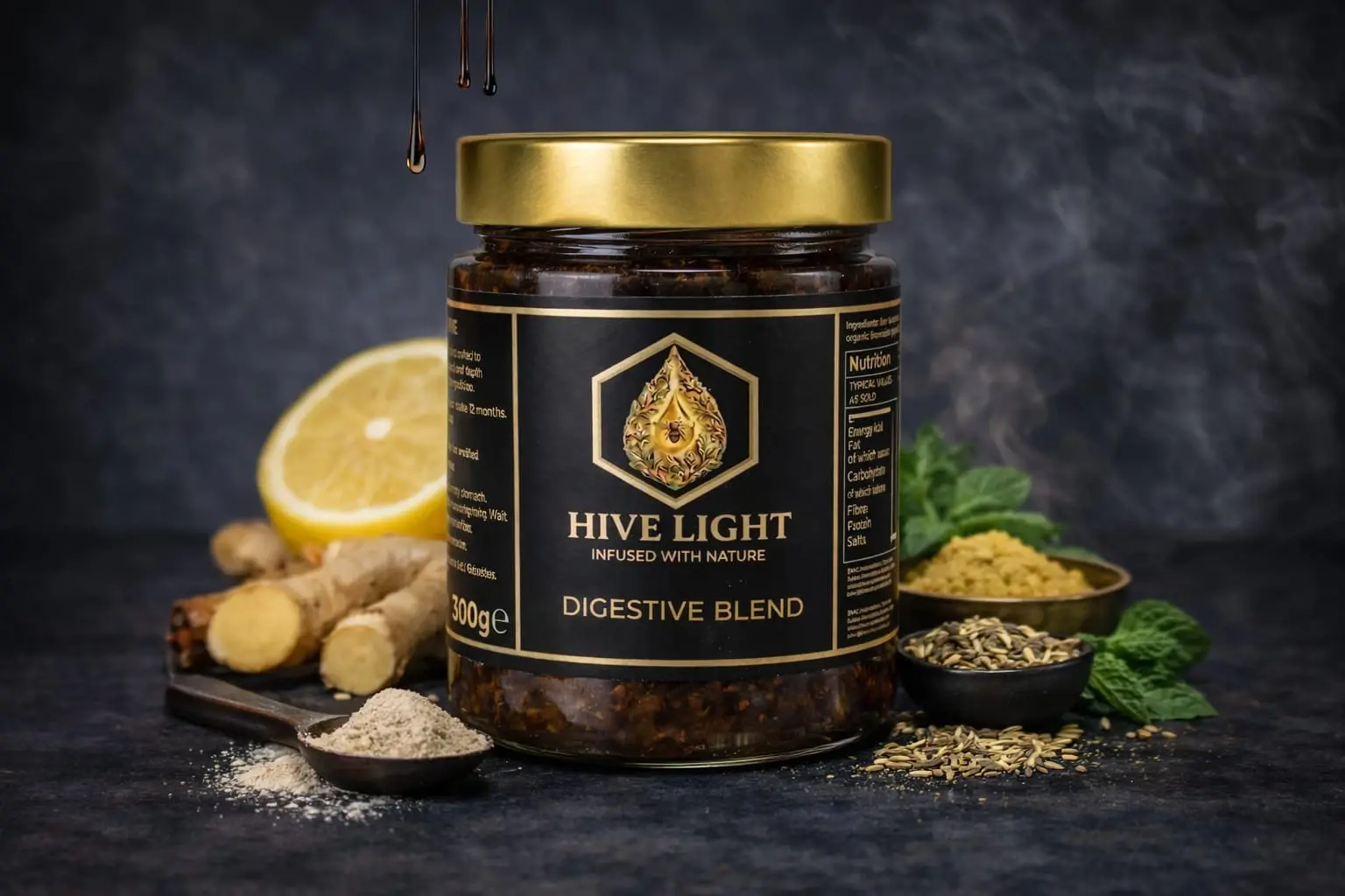 Digestive Blend: Honey + Quercetin + Bromelain